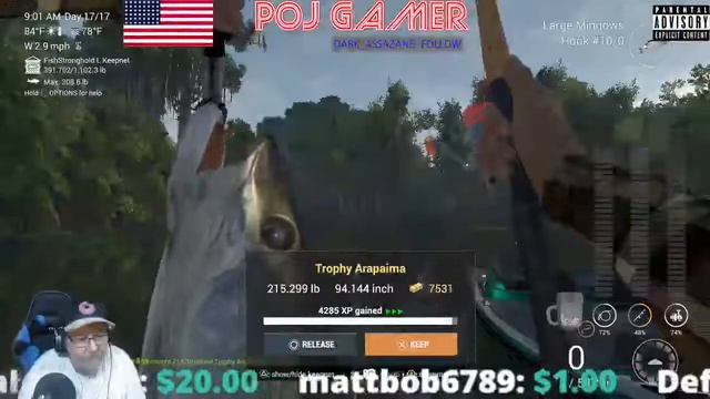 *FISHING PLANET* | 215lb Trophy Arapaima | LEAVE A COMMENT TELL ME YOUR BIGEST CATCH смотреть онлайн