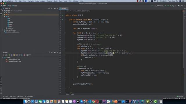 Tự học lập trình java cơ bản: Sắp xếp chọn (Selection sort) смотреть онлайн