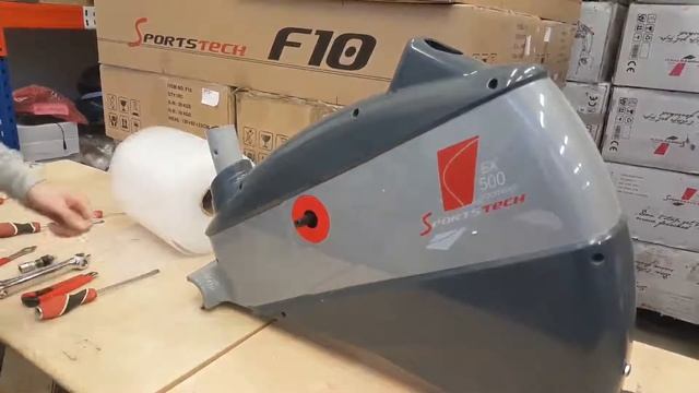 SPORTSTECH Ergometer EX500 Austausch Stromkabel vom Netzteil im Gehäuse смотреть онлайн