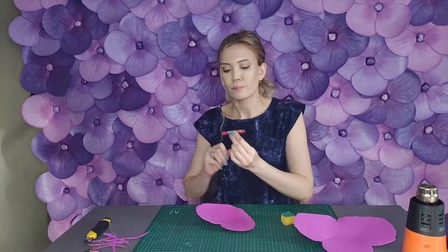 Мастер-класс ФИАЛКА из фоамирана. Большие (ростовые) цветы смотреть онлайн