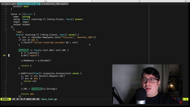 Golang Package: recording/replaying HTTP requests via go-vcr смотреть онлайн