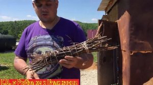 Что делать с ненужными ветками на даче, делаем вязанки с хворостом  для растопки бани .