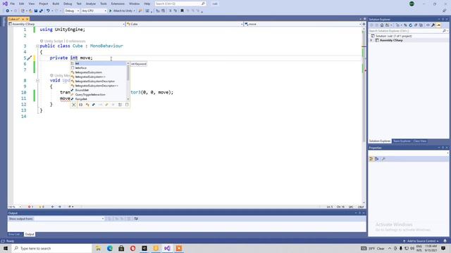 Unity урок 6 движение смотреть онлайн