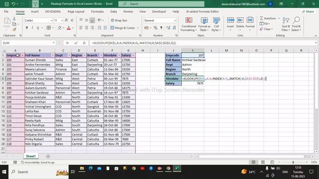 Xlookup Formula in Excel Lesson -26 | XLOOKUP | vlookup excel ref error hindi |vlookup excel formul смотреть онлайн