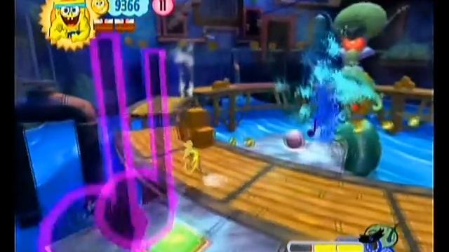 SpongeBob's Truth Or Square - All major Bosses смотреть онлайн