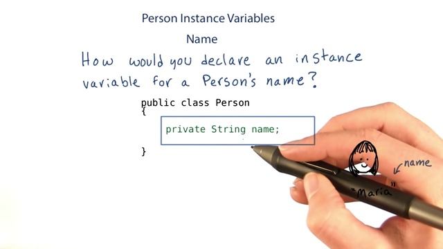 Name Instance Variable - Intro to Java Programming смотреть онлайн