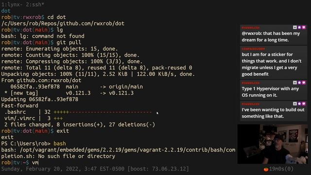 ?WSL2 corrupted my git repo. VM is better than WSL2. Looking at Ansible. Foreign Language learning. смотреть онлайн