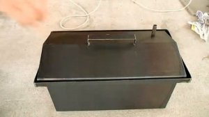 КОПТИЛЬНЯ ГОРЯЧЕГО КОПЧЕНИЯ ДЛЯ ИСПОЛЬЗОВАНИЯ В КВАРТИРЕ!!!УСТАНОВКА ТЕРМОМЕТРА .