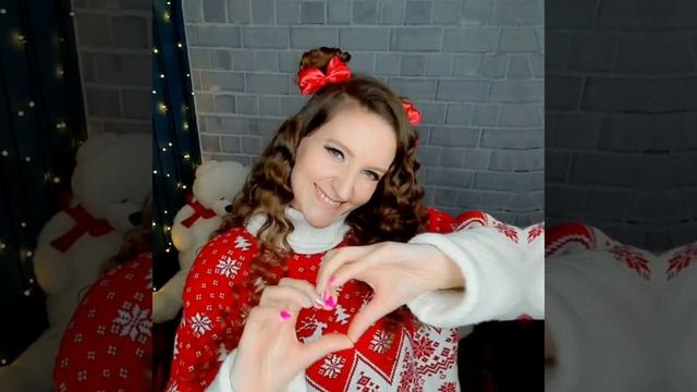 новогодняя фотосессия, образ для фото, свитер с оленями, макияж и причёска. смотреть онлайн