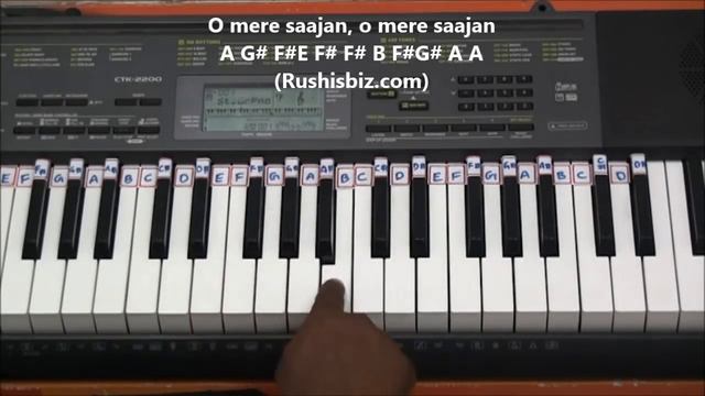 Mera Dil Bhi Kitna Pagal Hai - Saajan - Piano tutorials | 1200 Songs BOOK/PDF @399/- 7013658813 смотреть онлайн