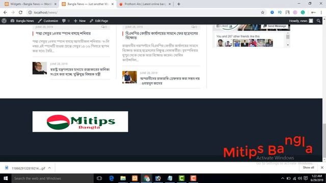 WordPress Bangla Tutorial part-11 । How to Setup wp footer & Set on Ads on wordpress смотреть онлайн