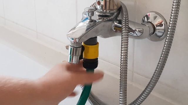 Подмена воды из под крана.