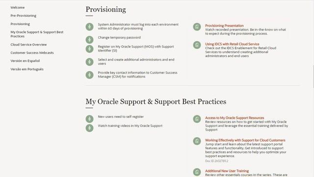 Oracle Retail Cloud Customer Success Portal Overview смотреть онлайн