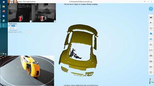 Testing Shining 3D Einscan SE, simple black battery, and shiny elaborate toy смотреть онлайн