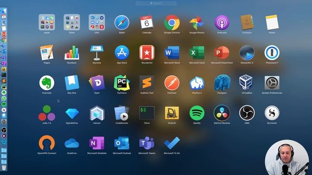 Обзор приложений на MacBook Pro для бизнеса и программирования.