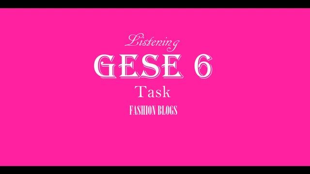 GESE 6 Trinity Listening B1 - Fashion - Fashion Blog смотреть онлайн