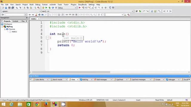 C Programming for Beginners - First C Program and Understanding C Program Structure смотреть онлайн