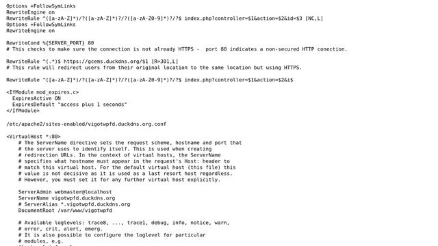 Two similar sites, once Apache instance, url rewrite works on one but not the other смотреть онлайн