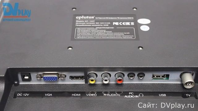 Eplutus EP-123T - обзор телевизора с тюнером DVB-T2 смотреть онлайн