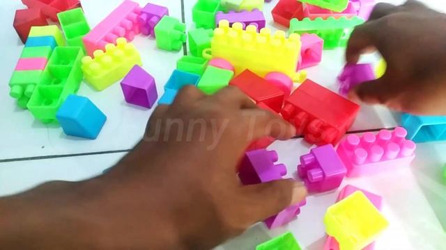 very nice colorful stacking blocks toy | ASMR playing block blocks смотреть онлайн