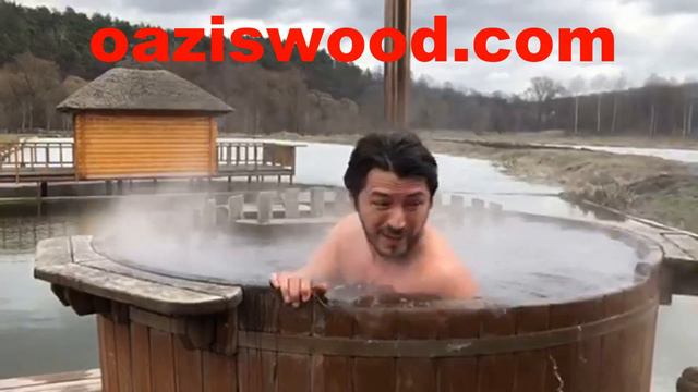 Сергій Притула в японській лазні офуро, дубовому чані Львів FOREST HOUSE смотреть онлайн