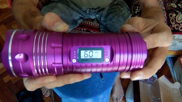 Распаковка УФ фонаря с Али.LOMON 10W.200м луч с регулируемым фокусом. смотреть онлайн