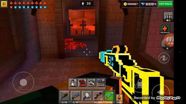 пиксель Ган 3д первое видео с голосом! но тихим мобизен почему громкость не зделал нормальную смотреть онлайн