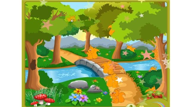 Find squirrels Найди белочек смотреть онлайн