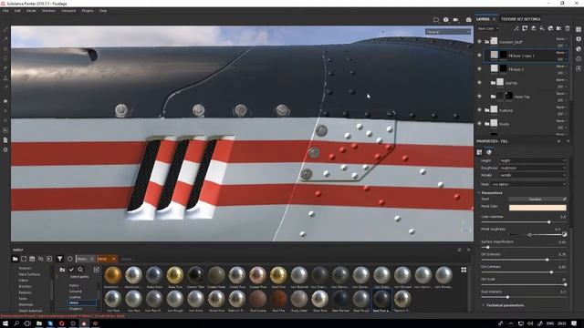 Текстурирование в Substance Painter для X-Plane 11 - Фюзеляж. Перекраска. 03 смотреть онлайн