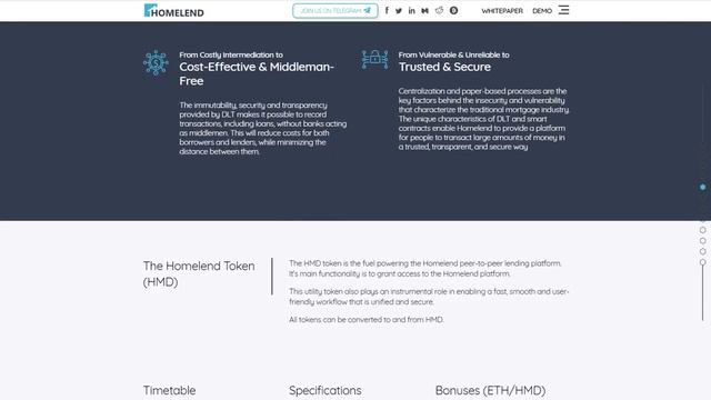 Homelend | Платформа для ипотечного кредитования основанная на блокчейн! смотреть онлайн