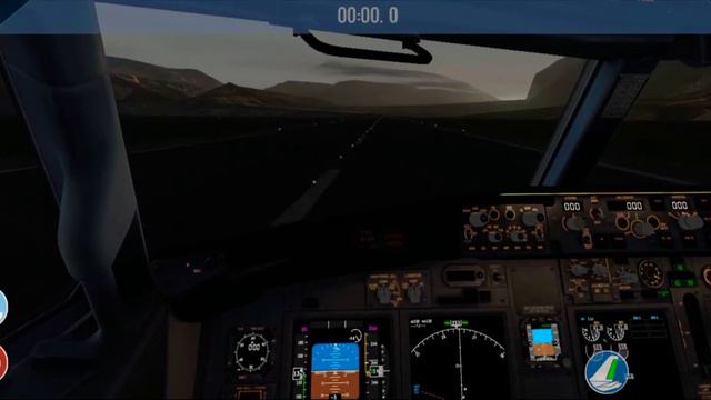 Посадка Боинг 737 где-то в горах | X PLANE 10 Mobile смотреть онлайн