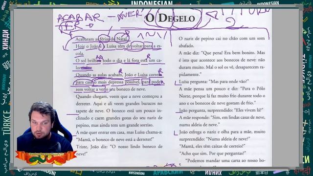 Читаем на Португальском Языке с Носителем [2021] - Урок #06 - Детская Литература смотреть онлайн