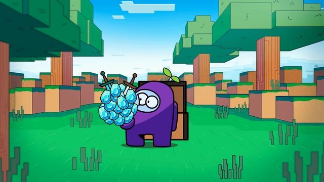 Among us In Minecraft, But it's a Zombie Apocalypse смотреть онлайн