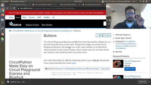 Logging Data with the Circuit Playground Express смотреть онлайн