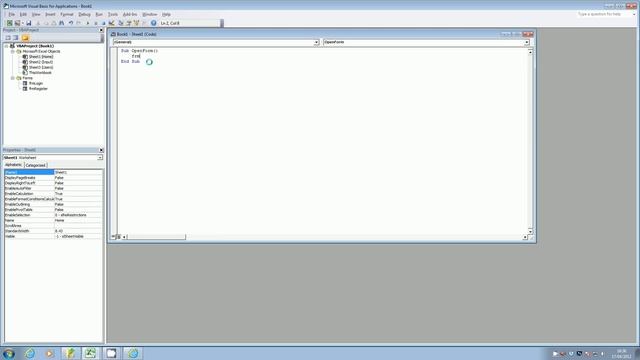 Step 3 - Creating an Excel Login and Register form using VBA смотреть онлайн