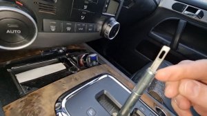 Установка ручки селектора акпп Touareg 1, без разбора.