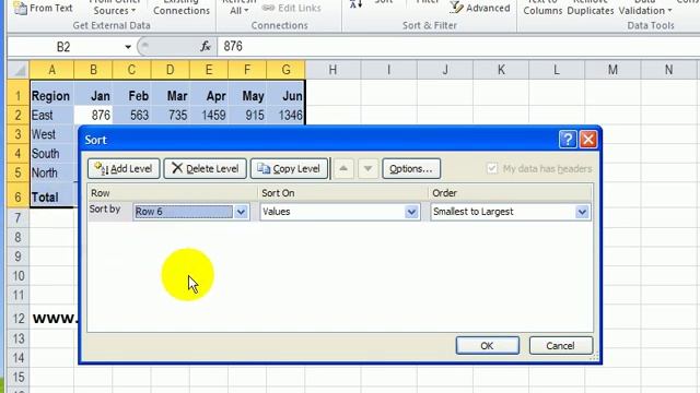 Sort Data in Excel Rows смотреть онлайн