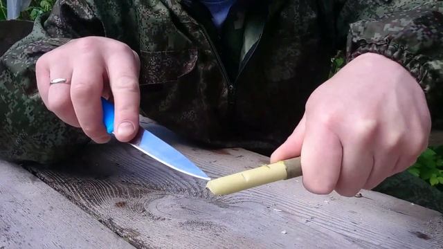 Свисток из лозы за 2 минуты. смотреть онлайн