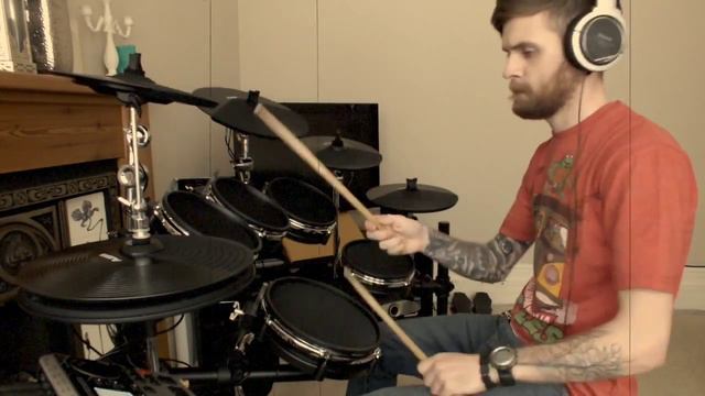Iron Maiden - Benjamin Breeg Play along - Alesis DM10 Studio смотреть онлайн