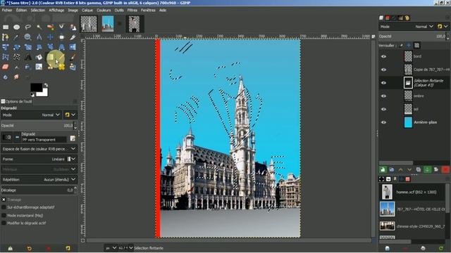 GIMP 2.10.8: Tuto 92 ( Création couverture album ) смотреть онлайн