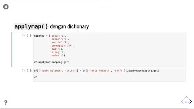 Pandas 34 | Mapping Data Frame dengan applymap | Python Pandas | Data Science | Bahasa Indonesia смотреть онлайн