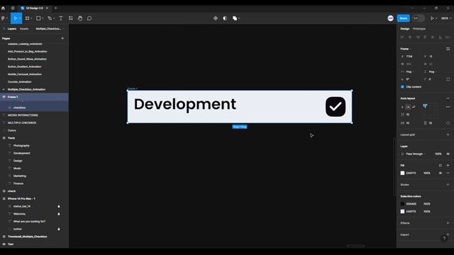 How to create Multiple Checkbox in Figma | Interactive Components смотреть онлайн