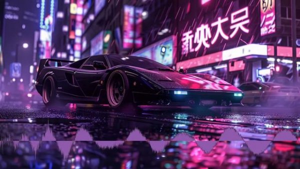 Neon Nights & Gothic Lights: Cruise Through Tokyo's Cyberpunk Dreams 🌃🔮 Goth Synthwave Mix