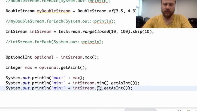 Using avg(), sum(), max, and min() methods смотреть онлайн