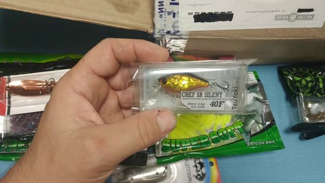 Unboxing посылки c блеснами, силиконом и воблерами от интернет магазина Fmagazin смотреть онлайн