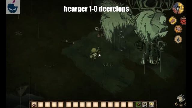 Dont Starve: Deerclops vs Bearger смотреть онлайн