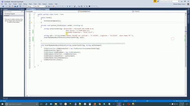 CSharp - Excel - OLEDB - Update data in Excel смотреть онлайн