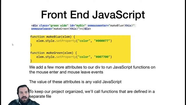 [CSE 312] Lecture 8: Front End Development | JavaScript смотреть онлайн