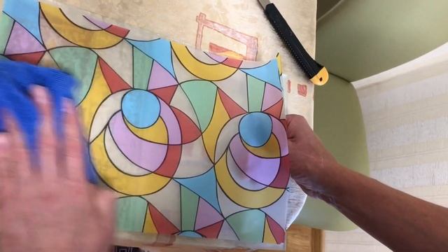 Как наклеить витражную пленку смотреть онлайн