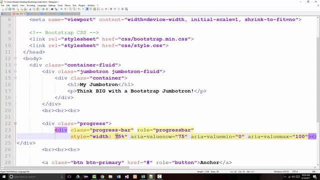 AWD1000 - Quackit Bootstrap Tutorial - Part06 смотреть онлайн